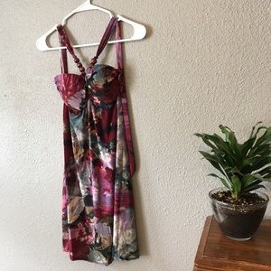 New silky halter dress